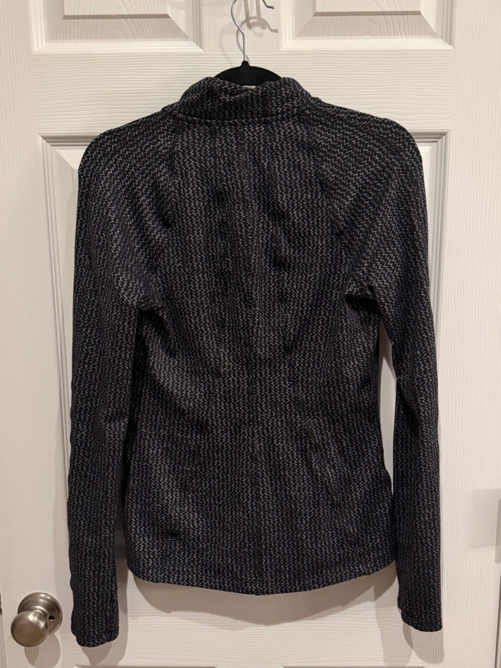 Athleta Black and White Zip Jacket - Picture 6 of 6